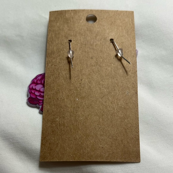 Unicorn brain acrylic earrings - Picture 2 of 3